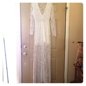 Lace Maternity Dress